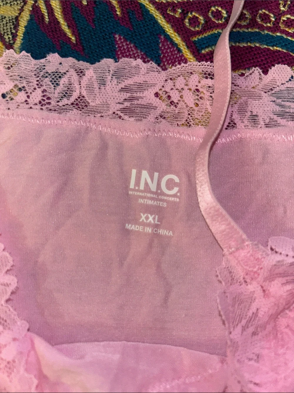 NWT pink sleep camisole by INC in sz XXL